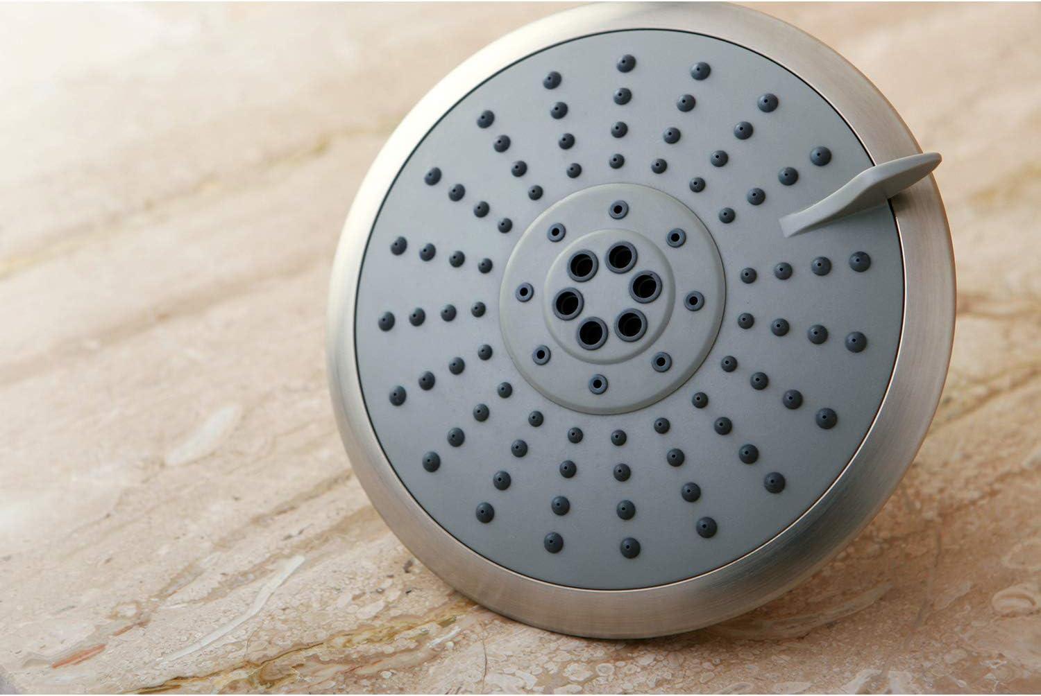 Kingston Brass Shower Scape 5-Inch Round 5-Function ABS Shower Head