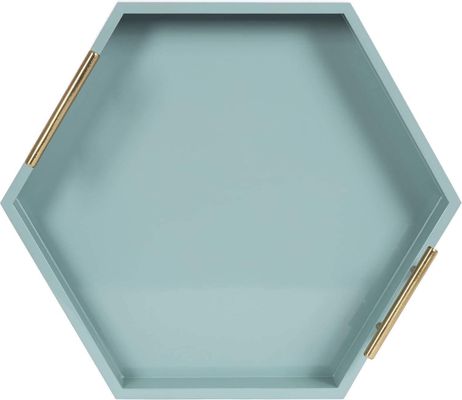 Kate and Laurel Lipton Tray, 18x18, Blue