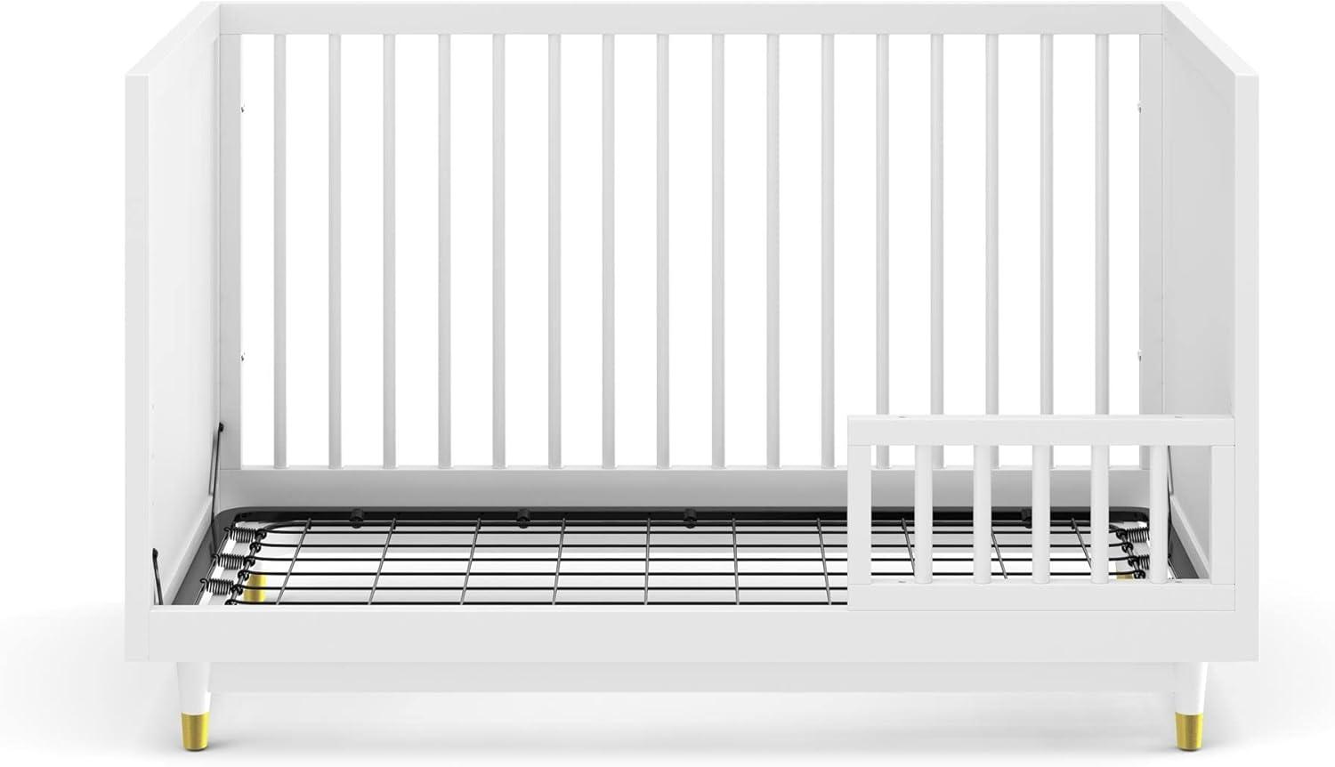 Little Seeds Little Seeds Aviary Toddler Rail with Spindles, White