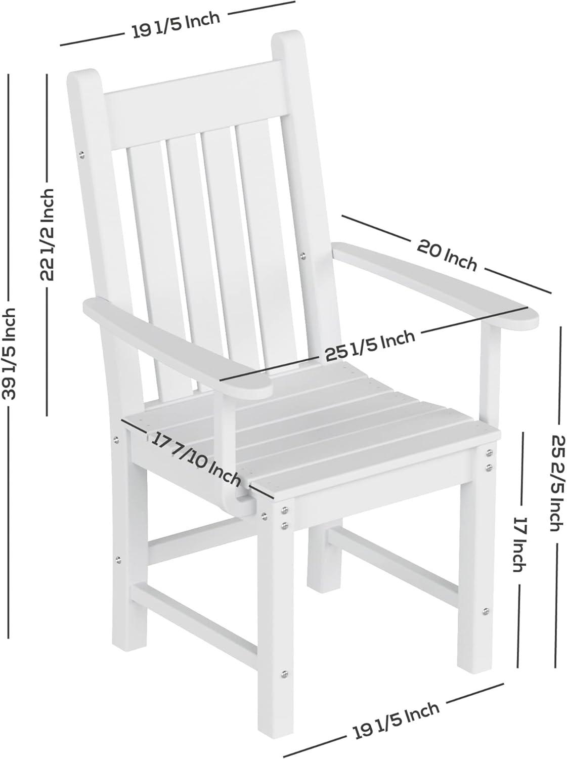 WestinTrends Outdoor Patio Dining Armchair