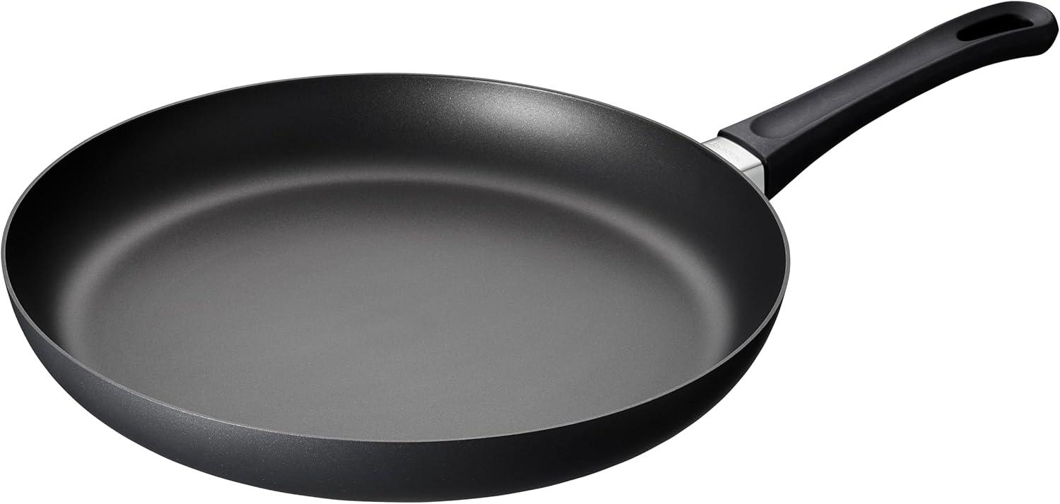 Classic Black 12.5" Aluminum Nonstick Fry Pan with Ceramic Coating