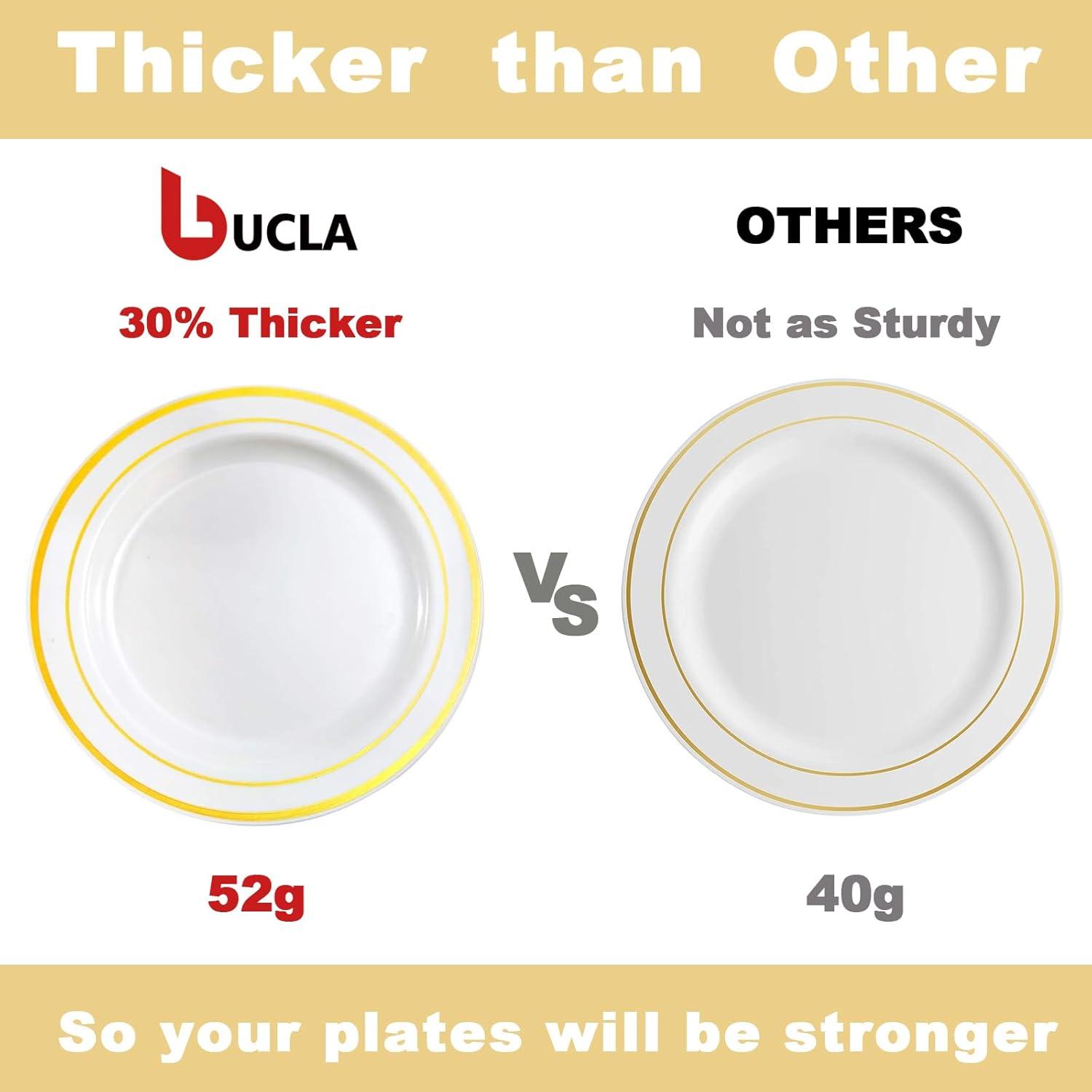 10 Inch Silver Rim Plastic Dinner Plate For 100 Guests