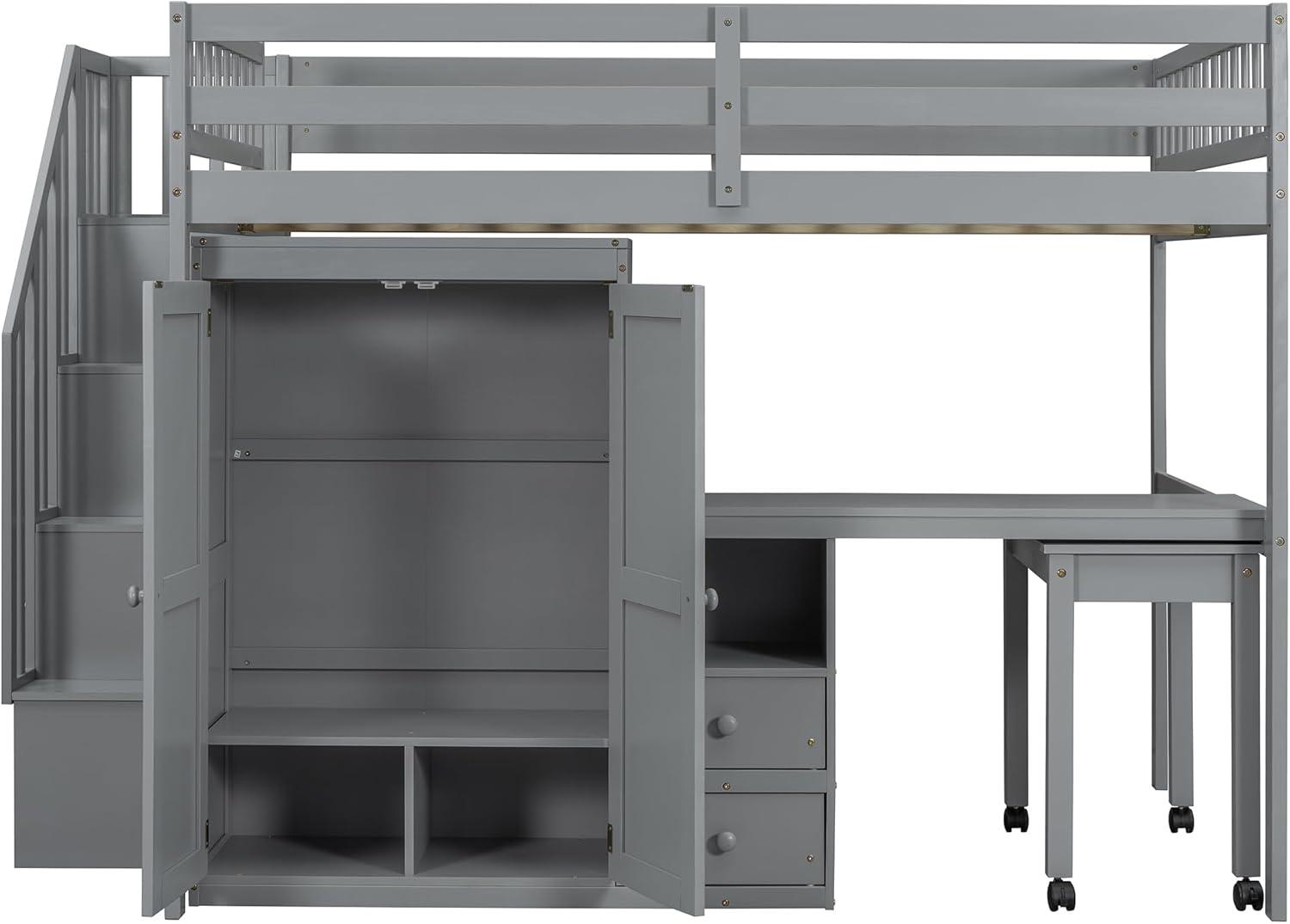 Reprise Designs Desk & Wardrobe – Space-Saving Multifunctional Loft Bed