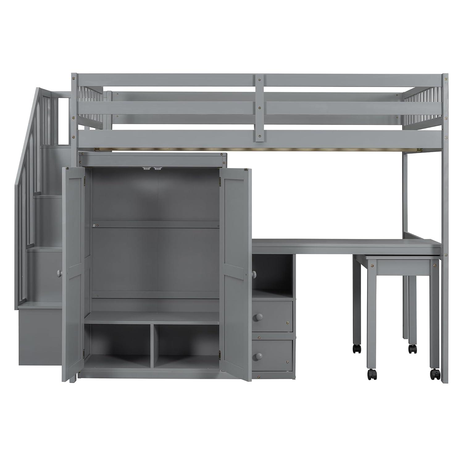 Reprise Designs Desk & Wardrobe – Space-Saving Multifunctional Loft Bed