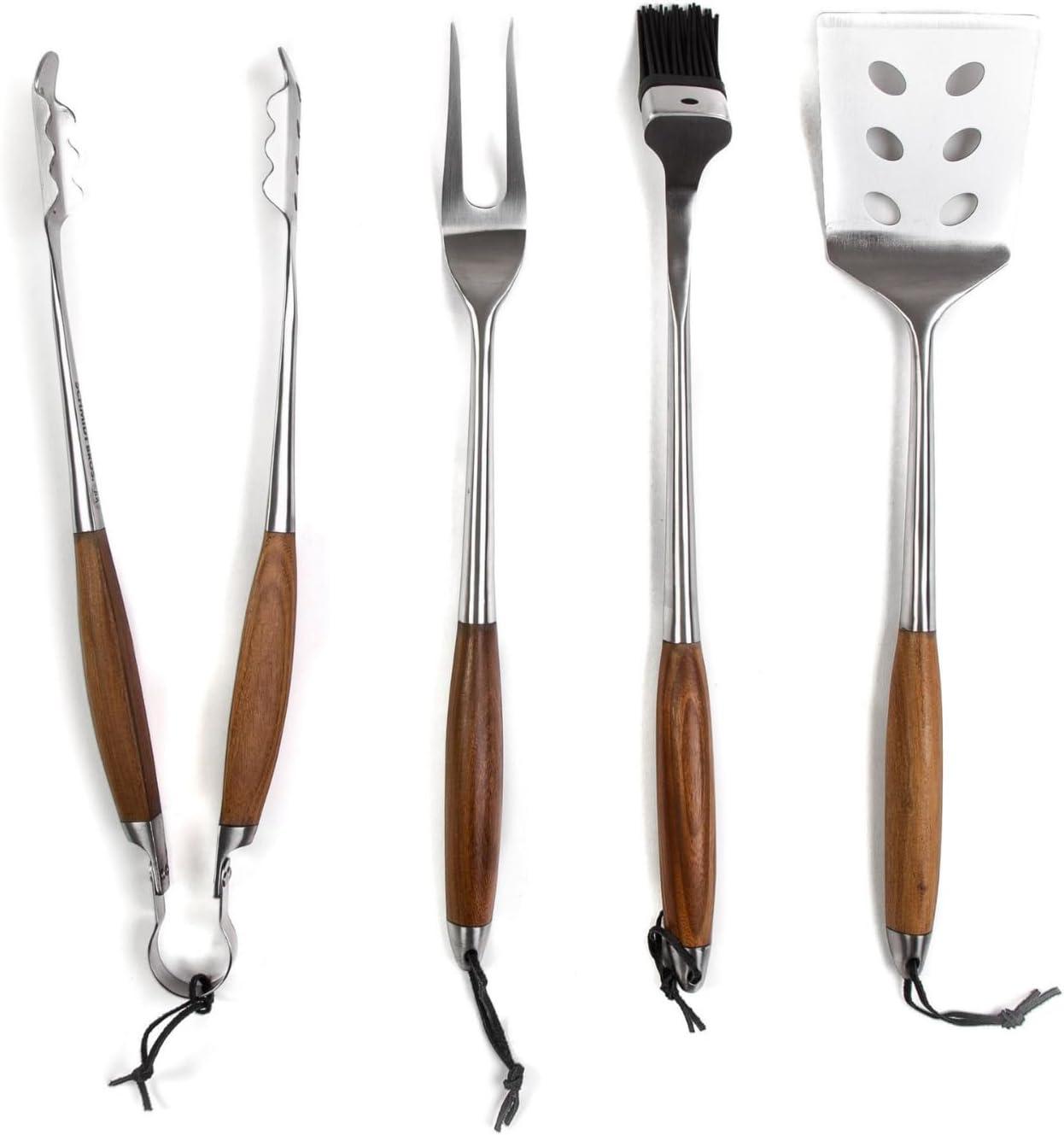 Schmidt Brothers Bonded Teak 4-Piece Grill Set