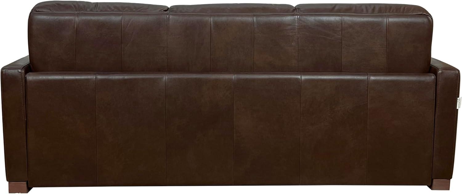 80.6'' Leather Sleeper Sofa