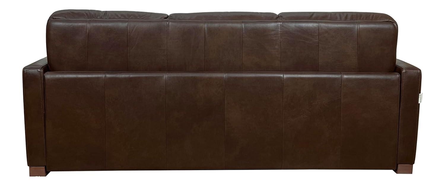 A&J Homes Studio 80.6'' Leather Sleeper Sofa