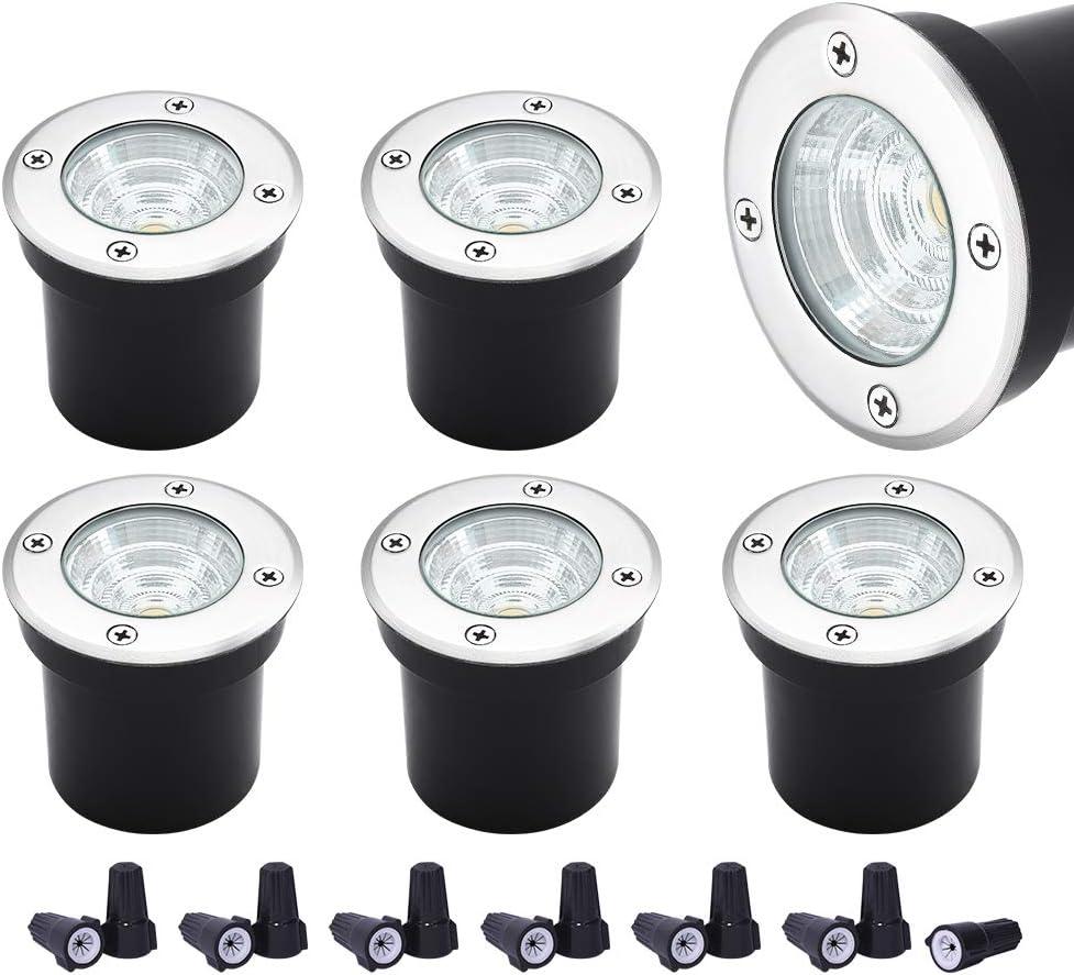 8-Pack Warm White Low Voltage In-Ground Landscape Lights