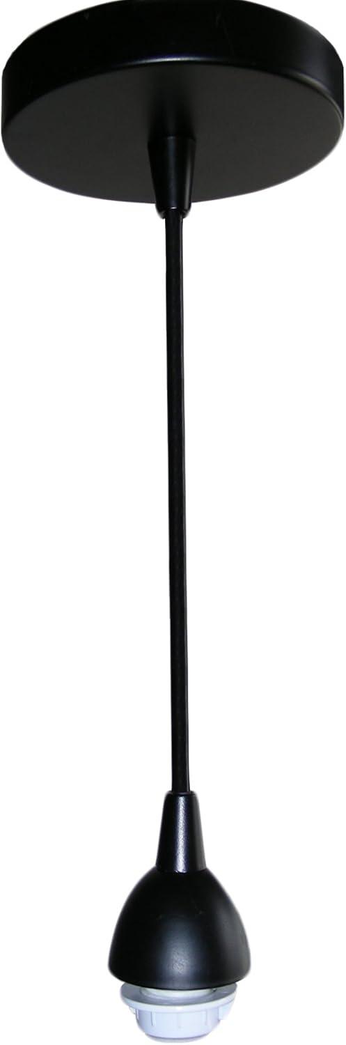 Matte Black Adjustable Mini Pendant Light Fixture