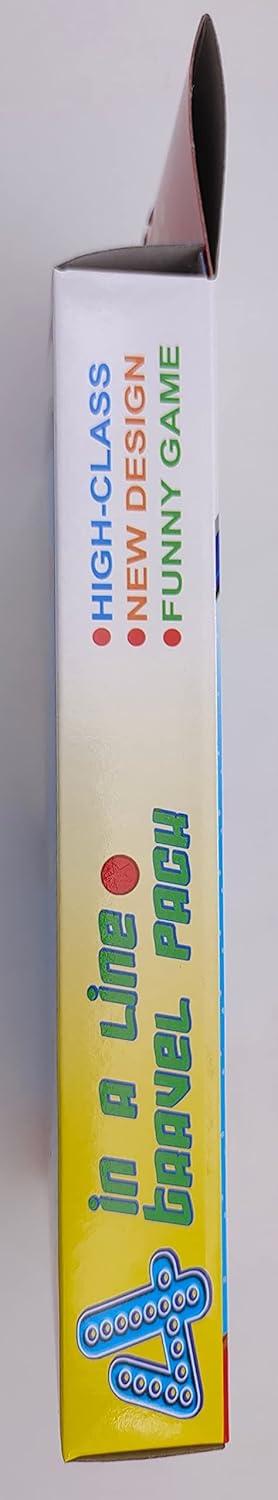 FNNMNNR Four in a Row Line Up 4 Gaming Fun Set  Travel Portable Convenient Size  Classic Fun Educational Family Games