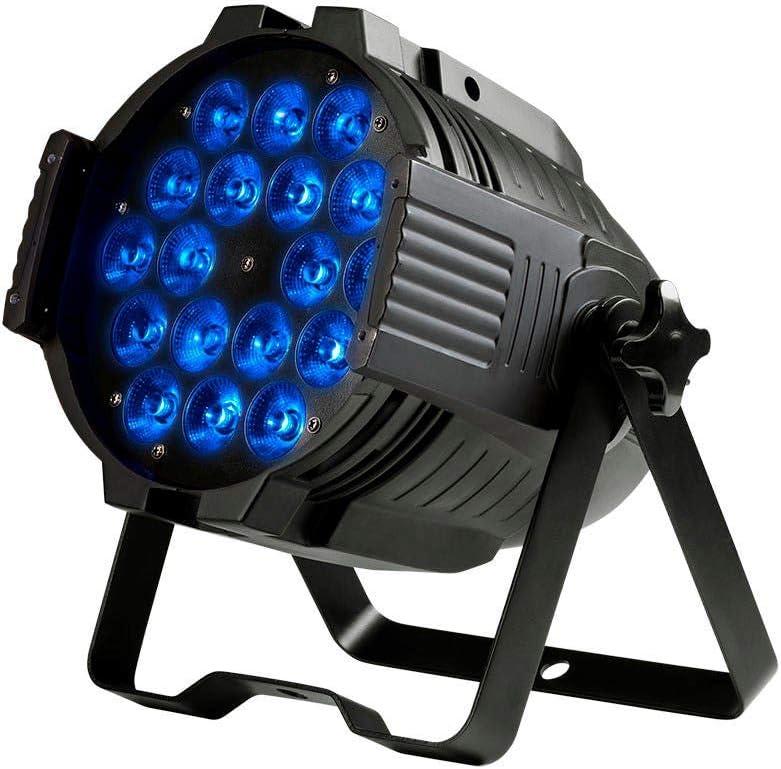 Black Metal LED Stage Light with Amber and UV Diodes
