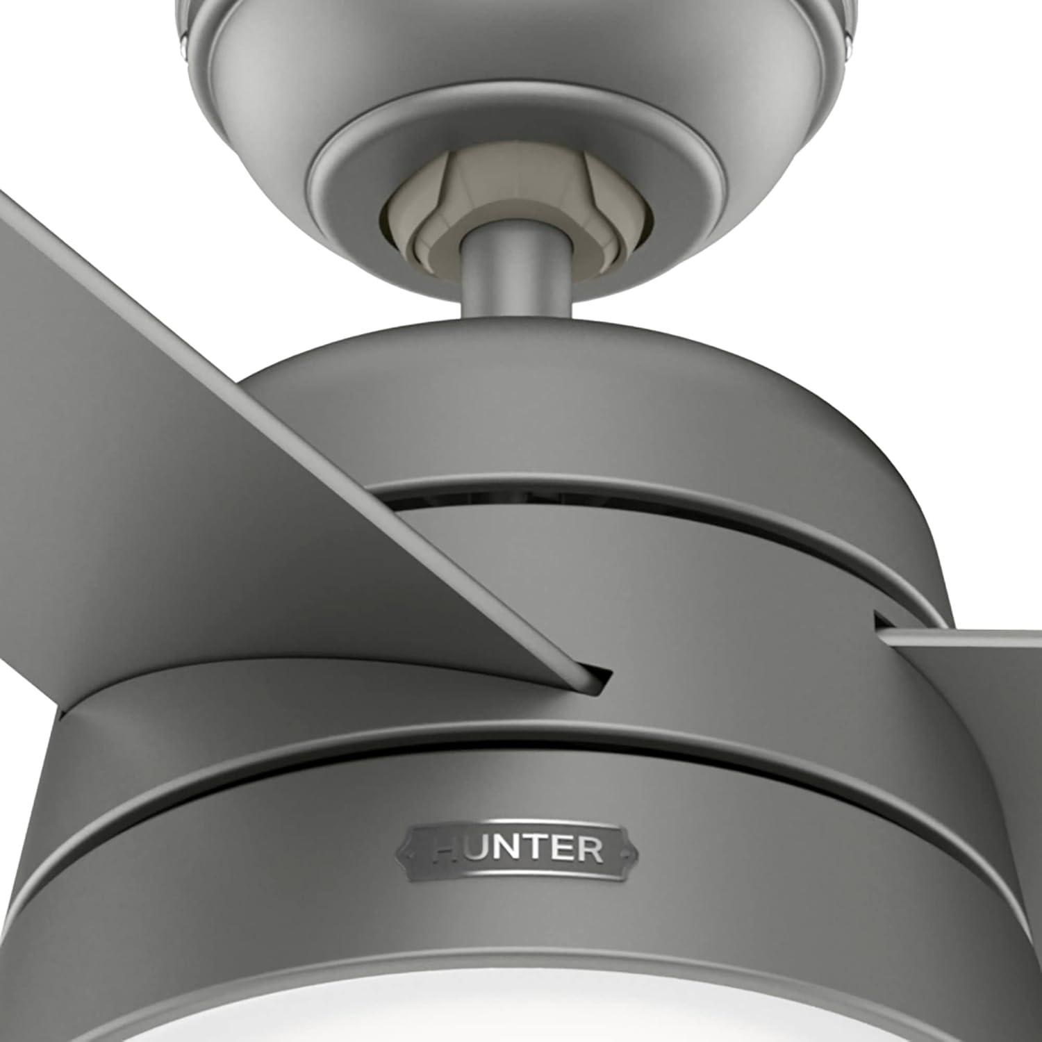 52" Aker 3 - Blade Indoor Standard Ceiling Fan with Pull Chain and Light Kit Included