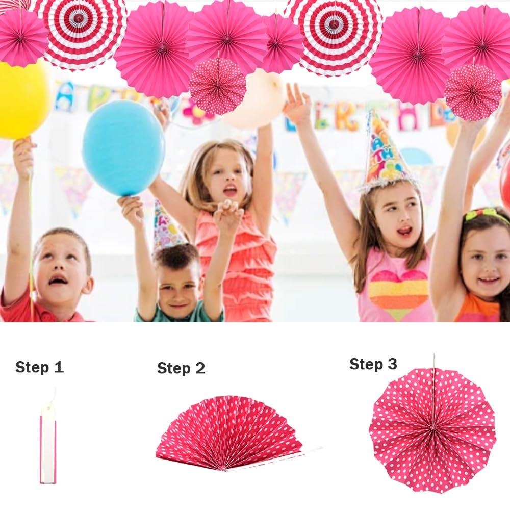 Wmenjiazihan 1 Clearance Hanging Paper Fans Party Set Silver Round Pattern Paper Garlands Decoration For Birthday Shower Graduation Retirement Set Of 6 Inverted Wobbler