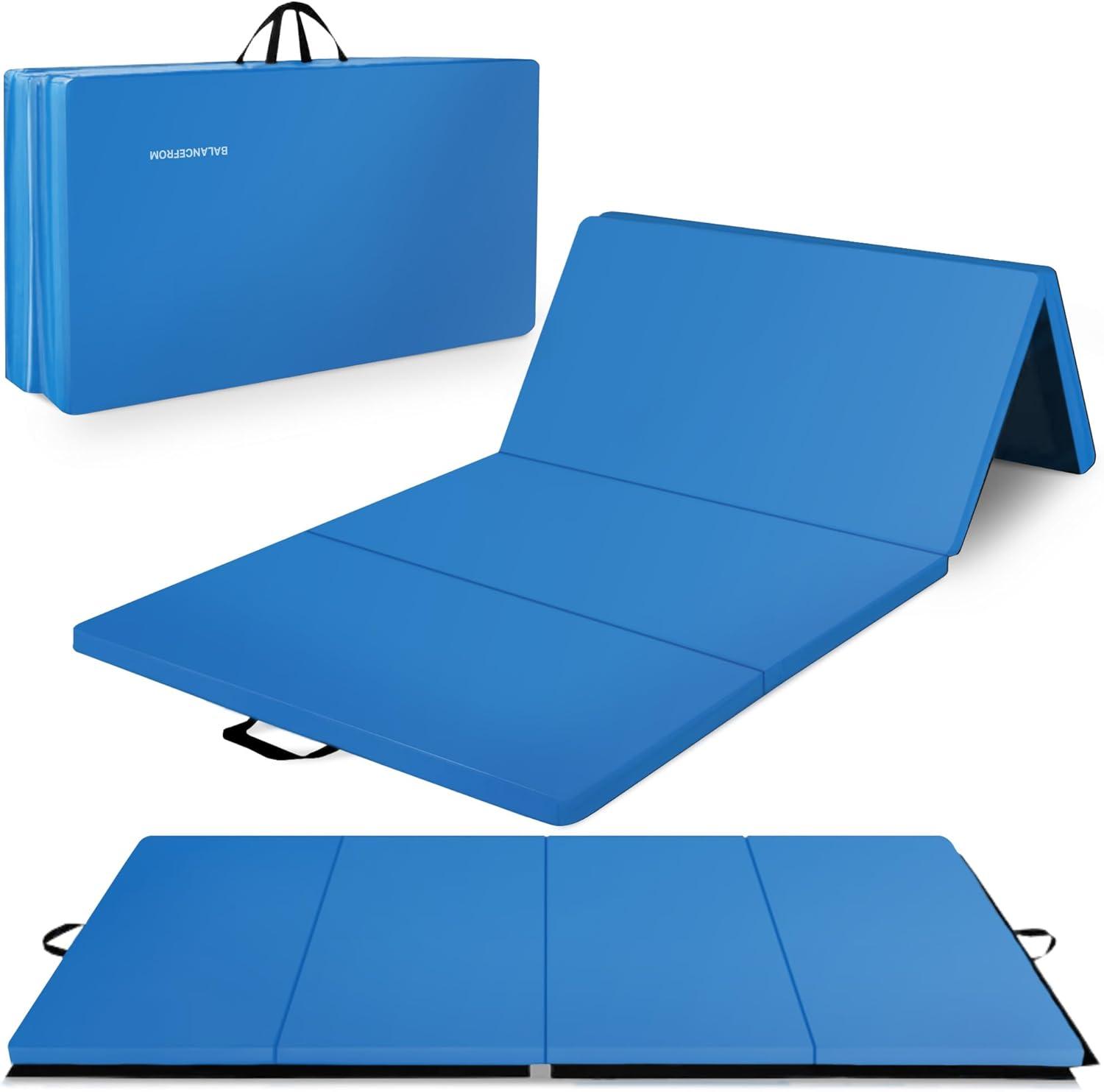 BalanceFrom Fitness BalanceFrom Fitness All Purpose Folding Gymnastics Gym Exercise Mat for Yoga, Aerobics, Pilates, and Martial Arts