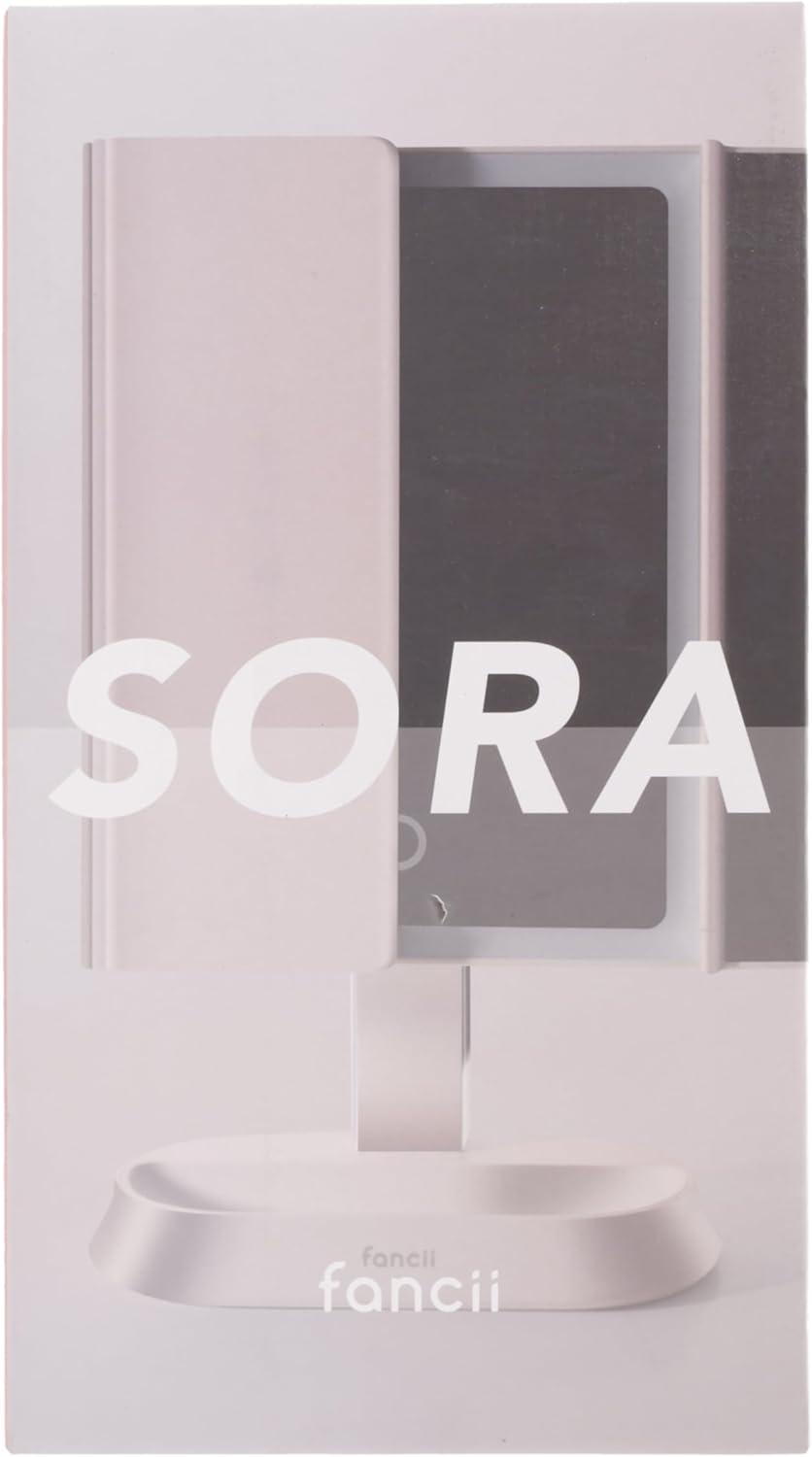 Rose Gold Trifold Vanity Mirror with LED Lights and Magnifications