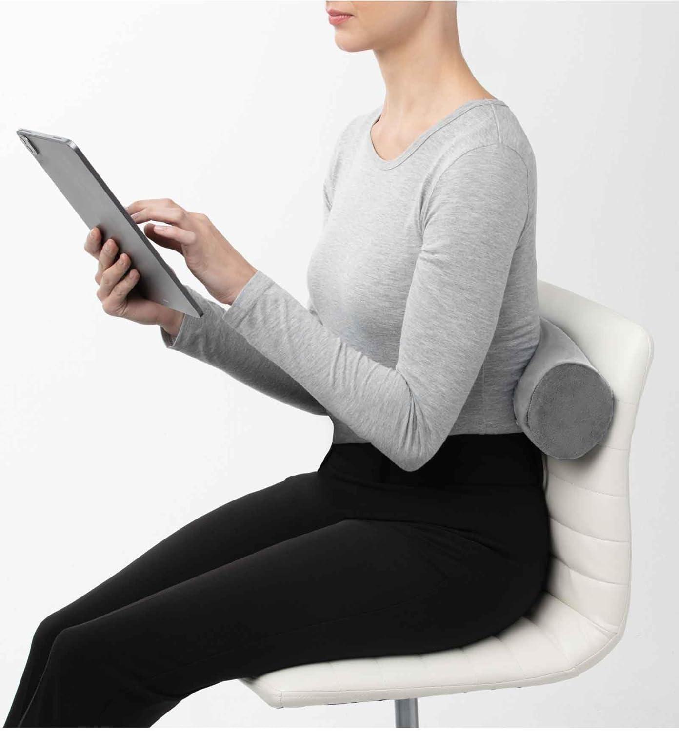 Brookstone Free-Form, Soft and Adjustable Travel Memory Foam Pillow for Neck and Lumbar Support