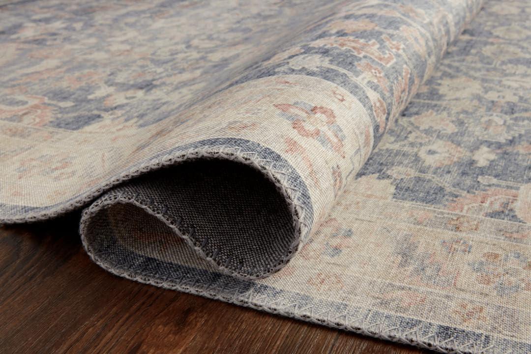 Loloi II Hathaway Printed Oriental Denim / Multi Area Rug