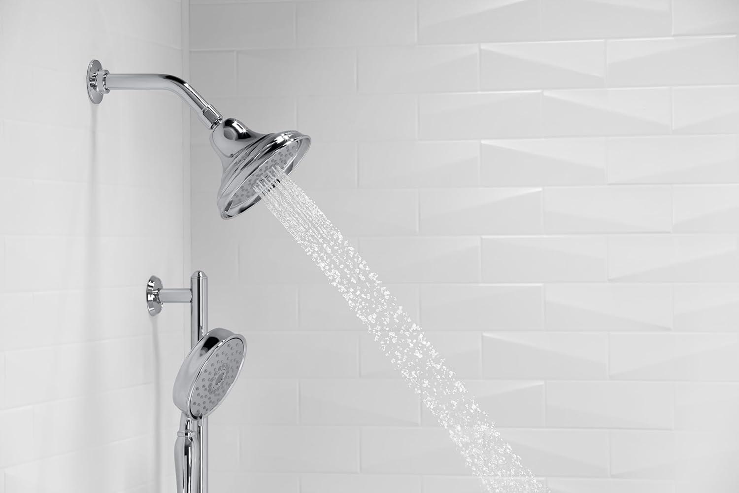 Bancroft 2.5 Gpm Multifunction Showerhead With Katalyst Air-Induction Technology