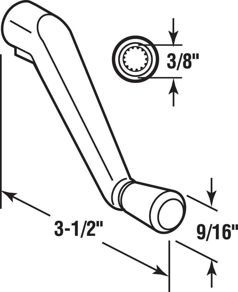Prime-Line Awning Operator Crank Handle (Single Pack)