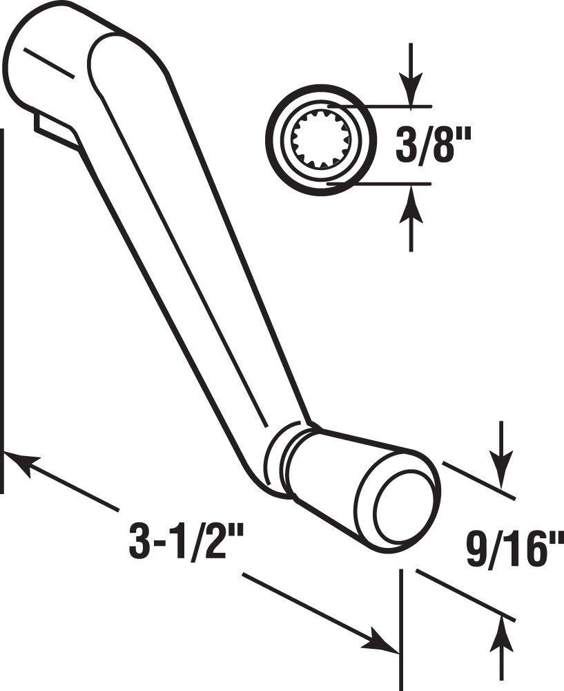 Prime-Line Awning Operator Crank Handle (Single Pack)