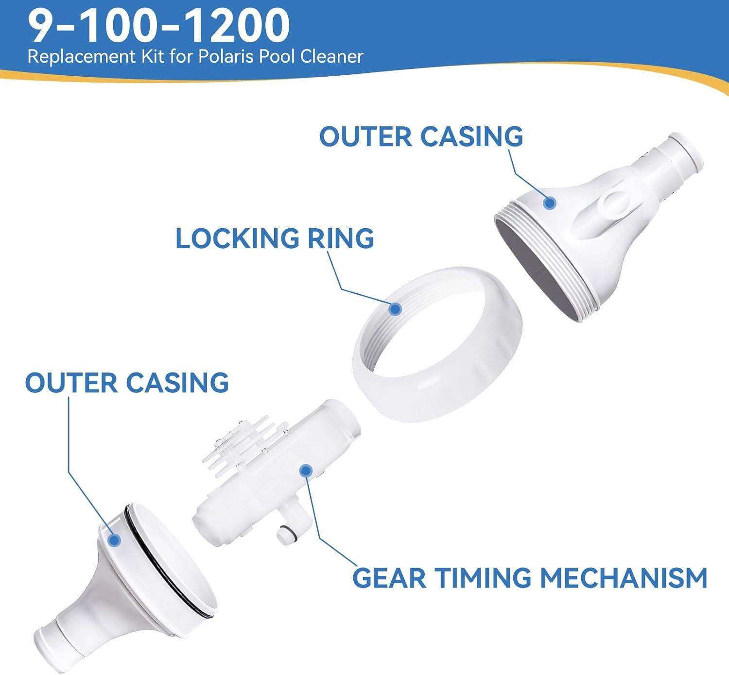 Upgraded 9-100-1200 Backup Valve for Polaris Vac-Sweep 360 Pool Cleaner，Line Back up Valve for Zodiac