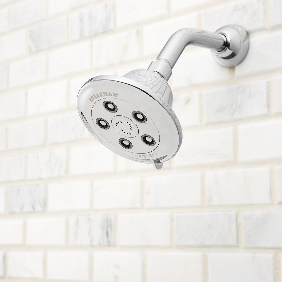 Chelsea 2.0 GPM Round Anystream Multi-Function Adjustable Shower Head