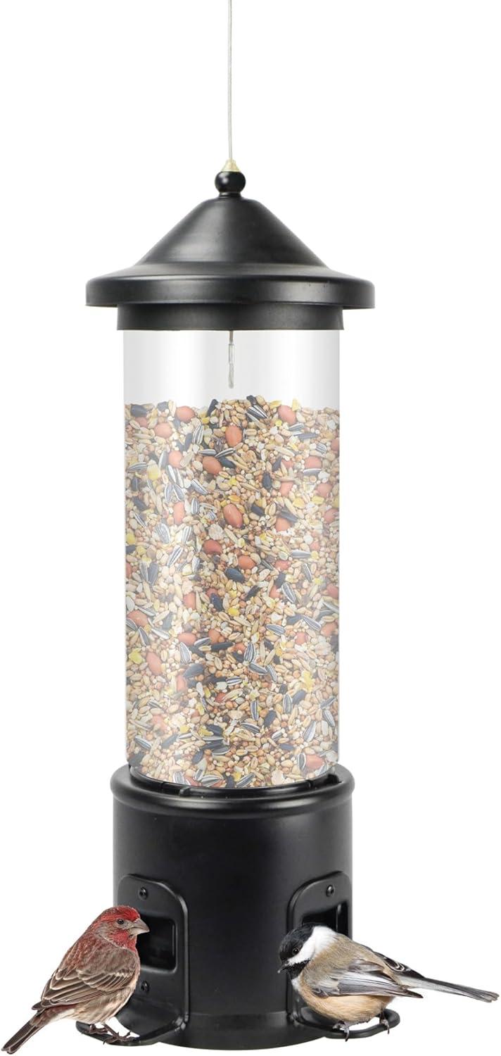 Nature's Way Bird Products 3.1qt Squirrel Shield Metal Feeder 17.25"