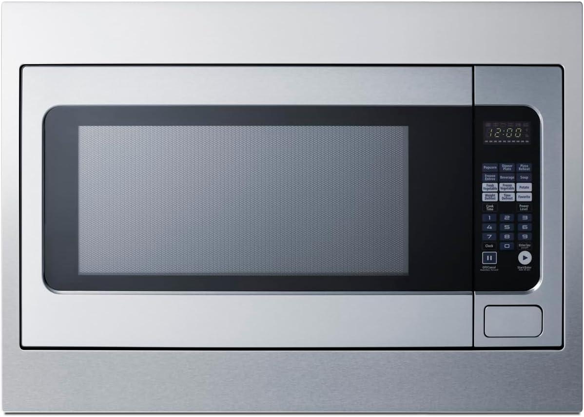 Summit Appliance 27" Wide Built-In Microwave (Trim Kit Included)