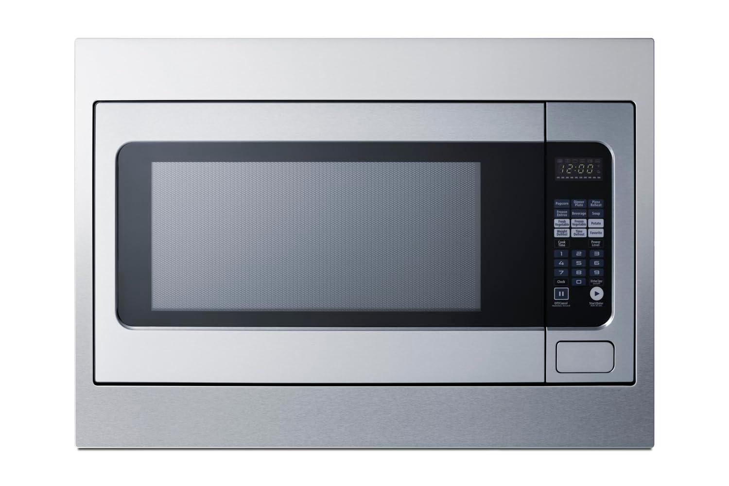 Summit Appliance 27" Wide Built-In Microwave (Trim Kit Included)