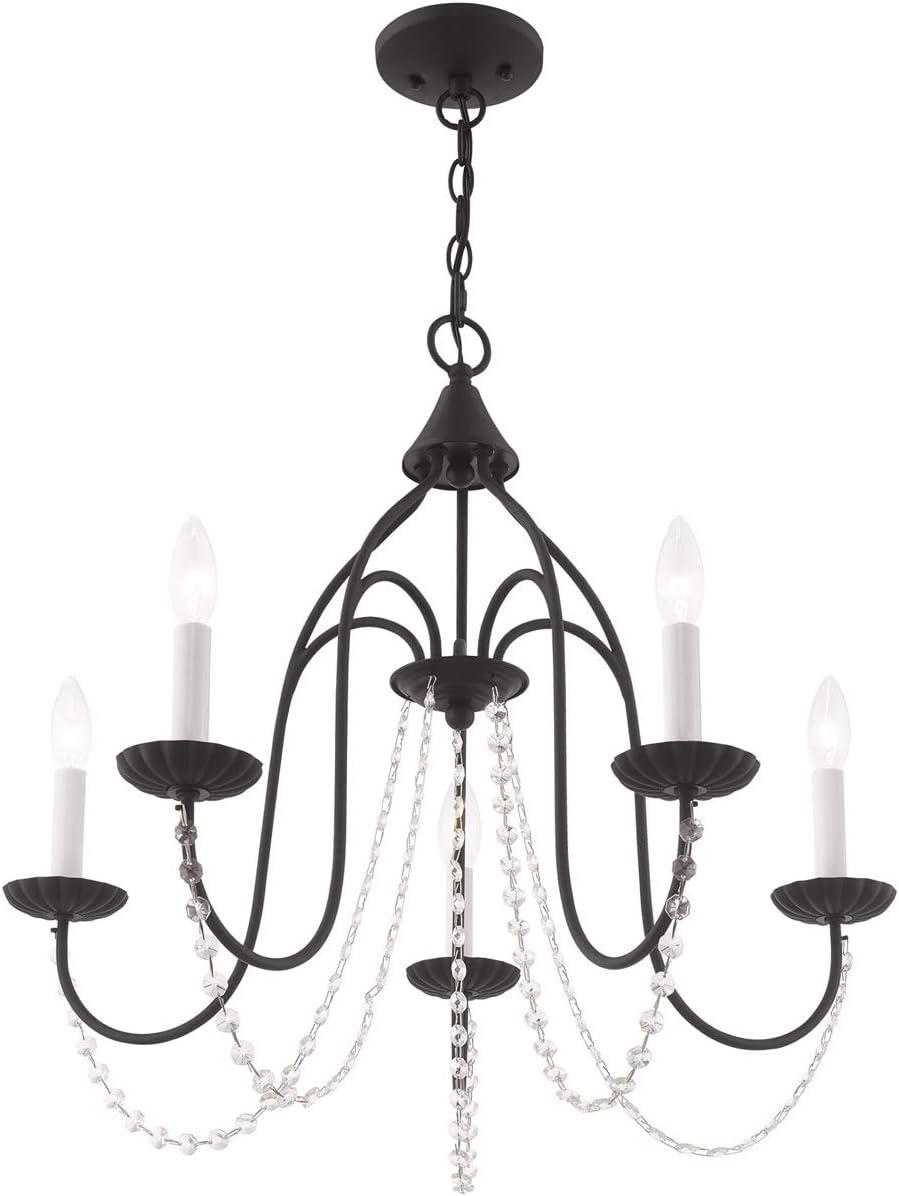 Livex Lighting - Alessia - 5 Light Chandelier in Farmhouse Style - 24 Inches