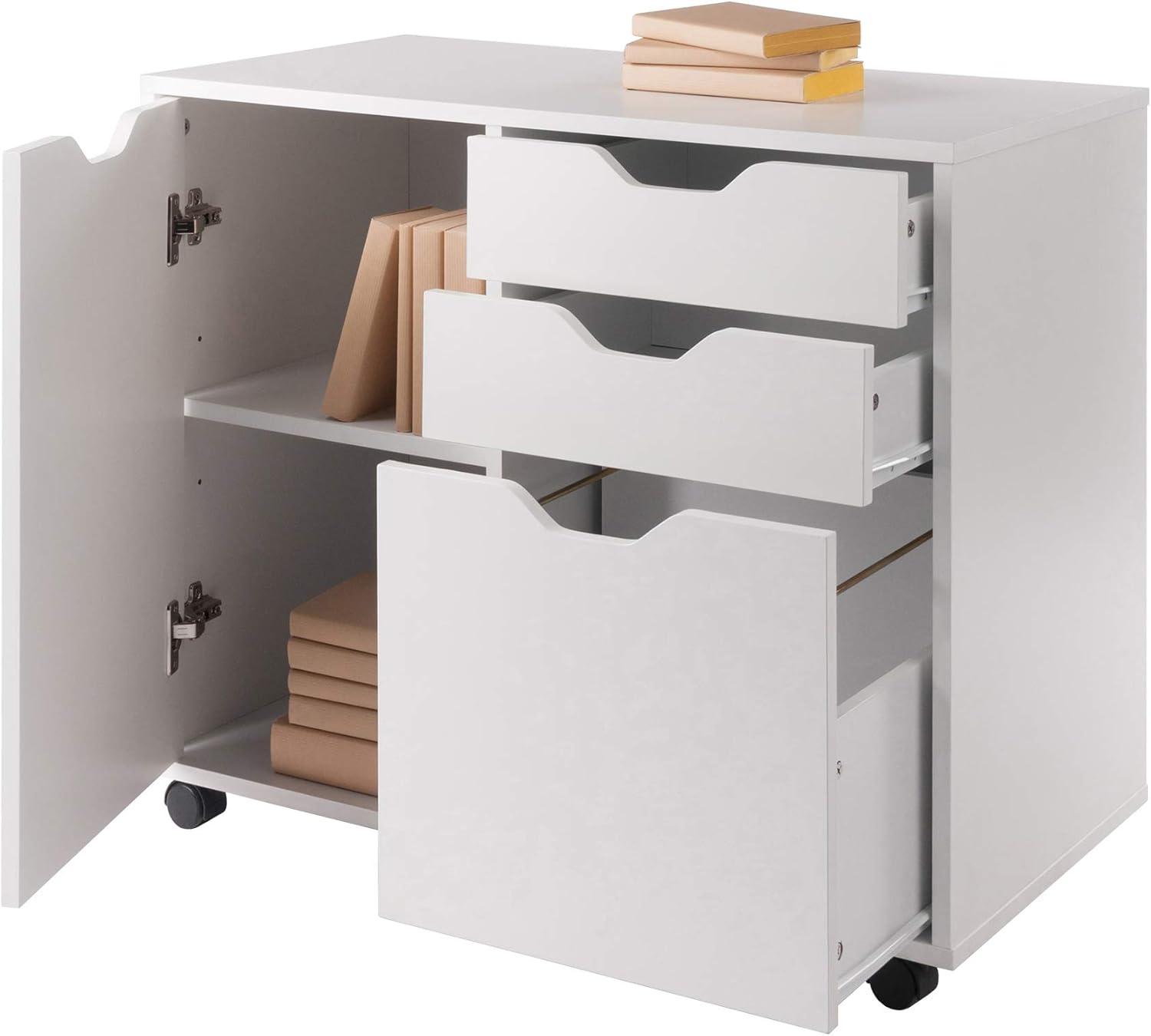 Halifax 2 Sections Mobile Filing Cabinet - Winsome