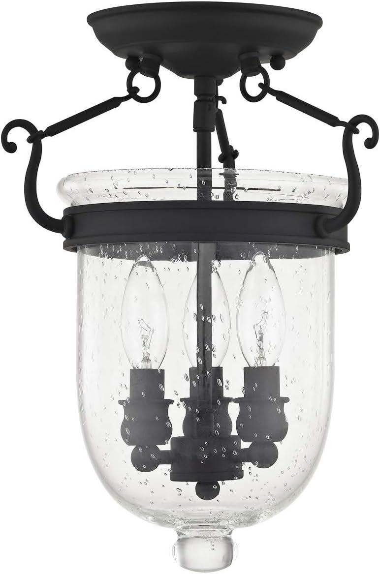 Livex Lighting - Jefferson - 3 Light Flush Mount in Traditional Style - 10