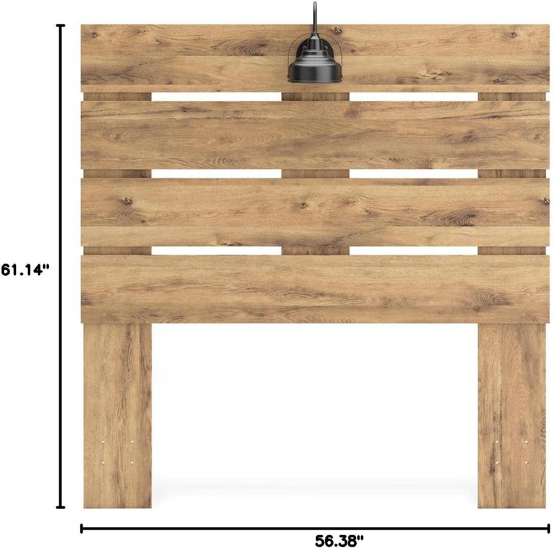 Signature Design by Ashley Casual Larstin Full Panel Headboard  Tan Brown