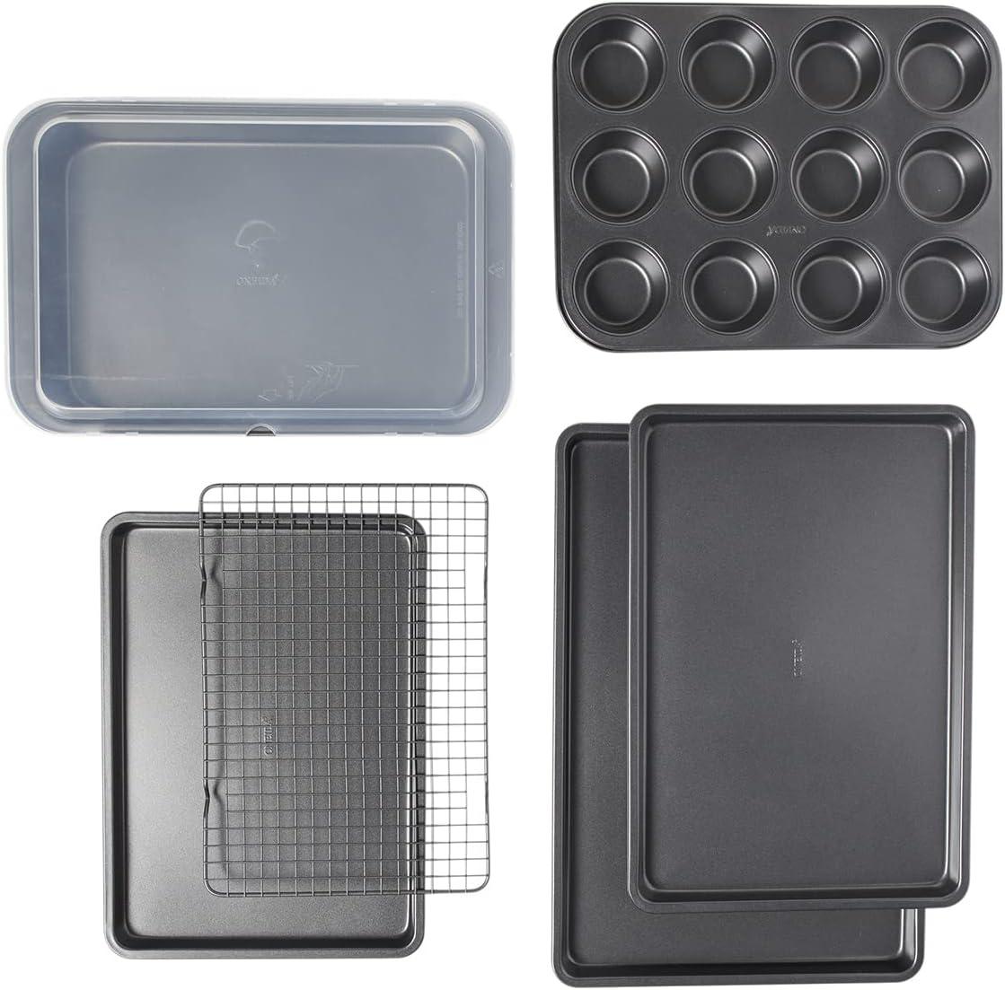 Simply Sweet 7-Piece Nonstick Carbon Steel Bakeware Set