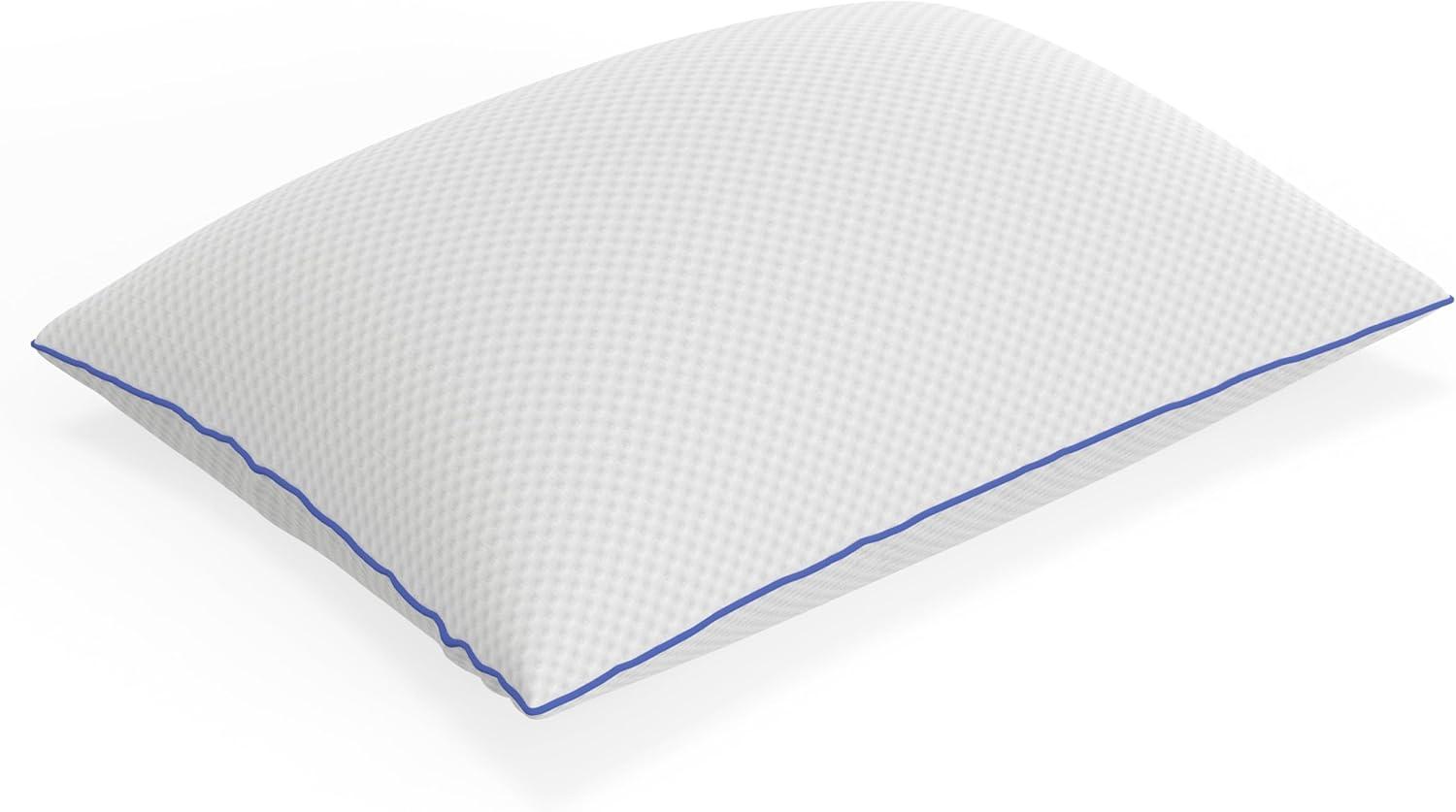 Oversized White Gel-Infused Shredded Memory Foam Pillow Set