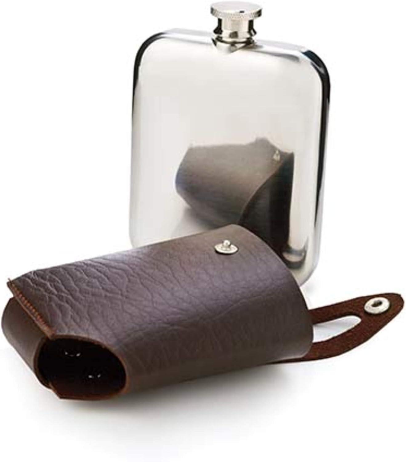 Admiral Stainless Steel Flask and Traveling Case