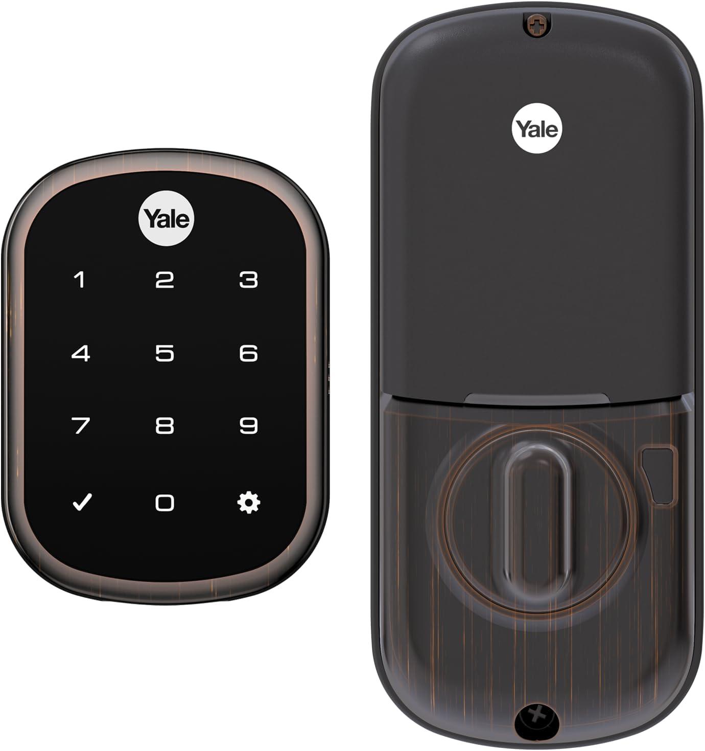 Oil Rubbed Bronze Electronic Deadbolt with Touchscreen Keypad