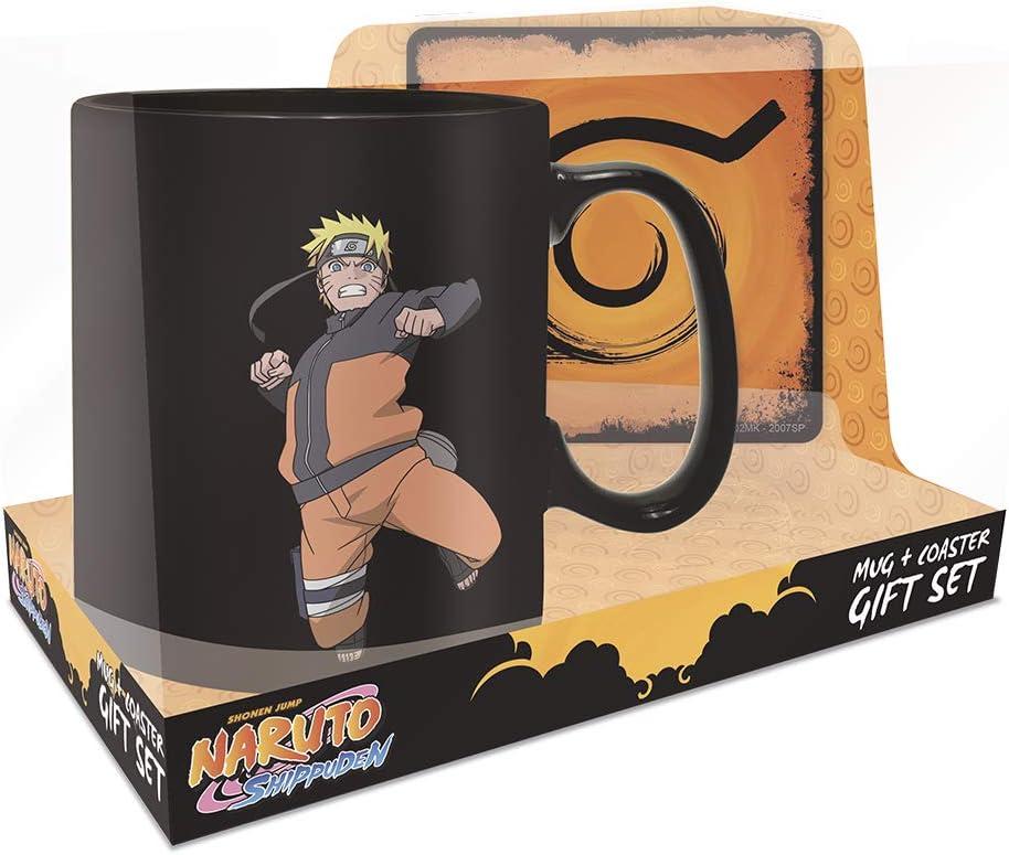 Abysse - Naruto Shippuden - Clone Jutsu Magic Mug and Coaster Gift Set  [SPECIAL PRODUCTS] Coaster, Ceramic Mug