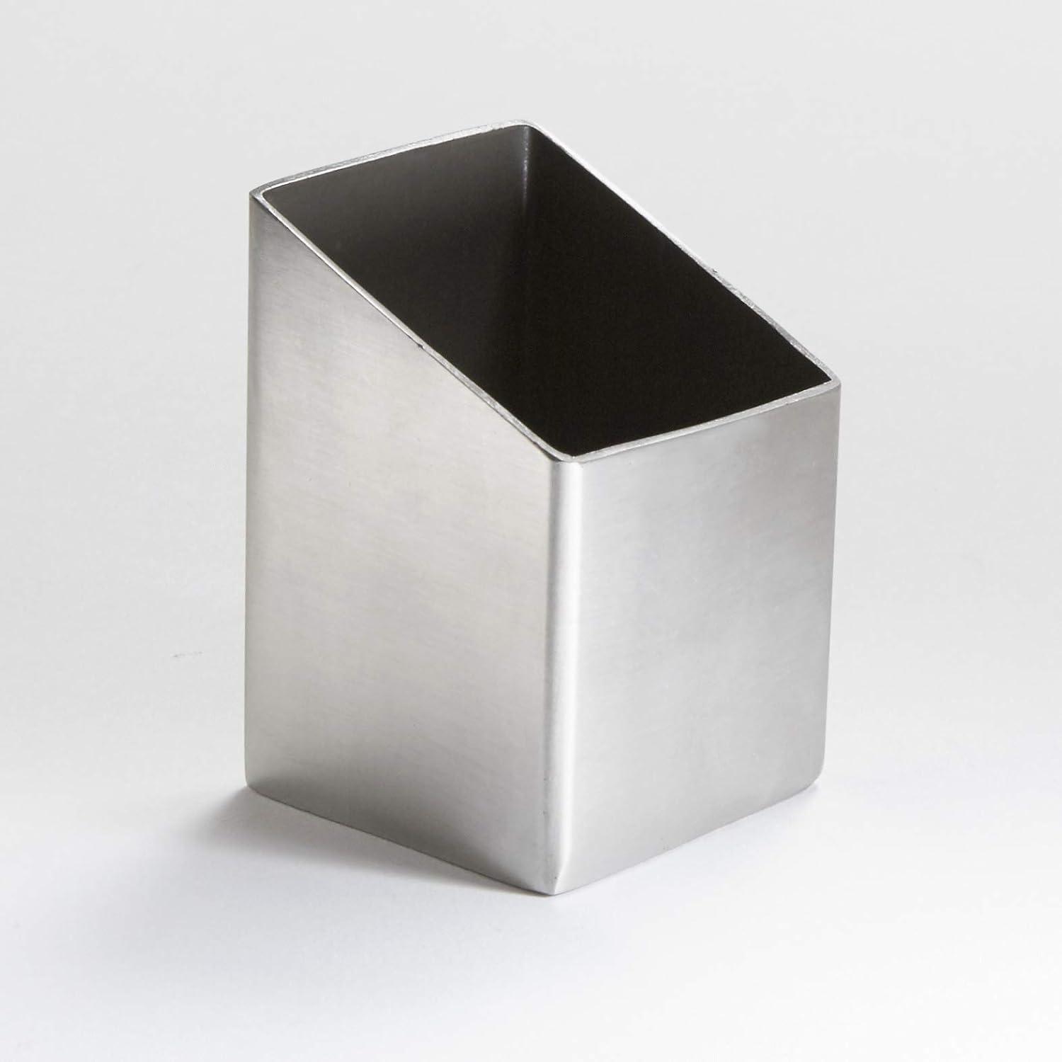 Silver Stainless Steel Square Sugar Packet Holder