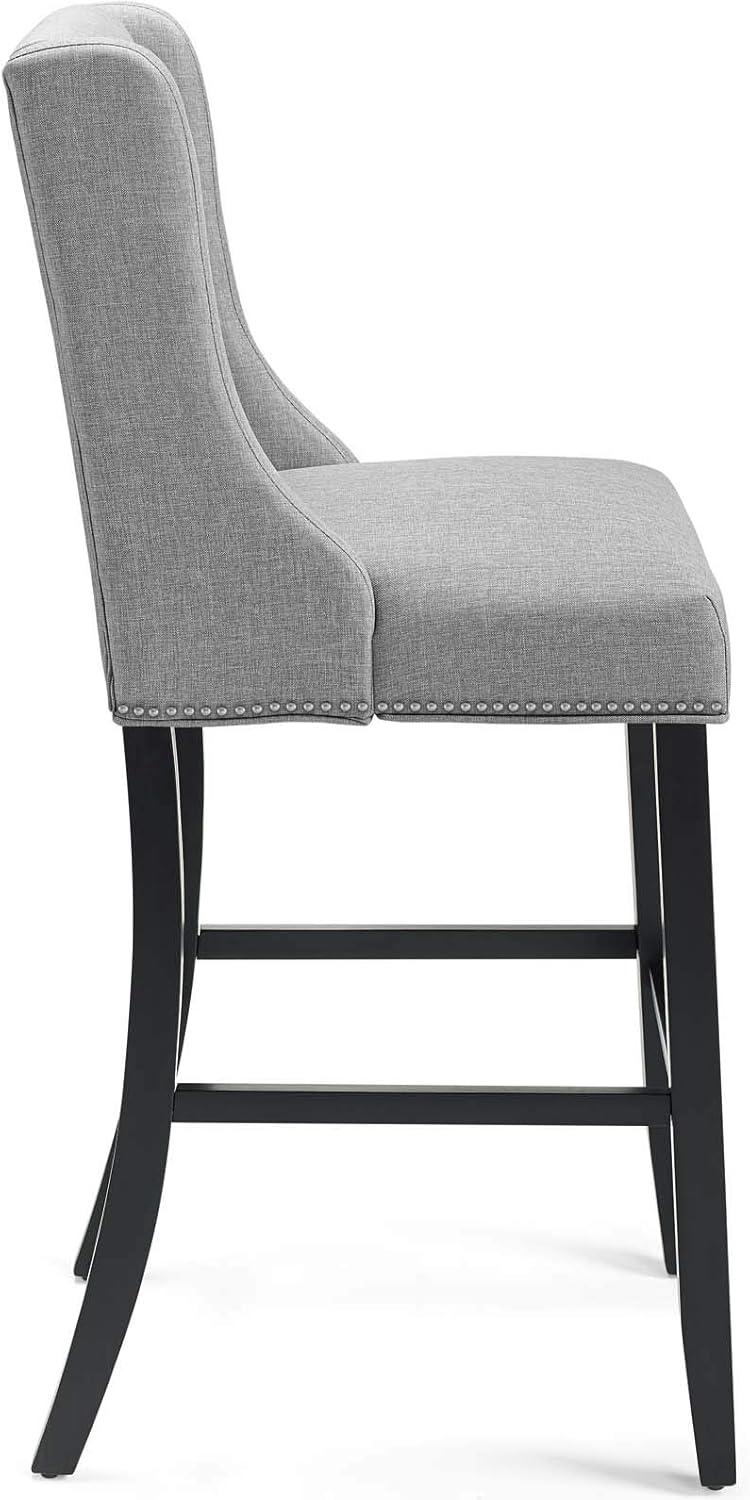 Modway Baron Upholstered Fabric Bar Stool