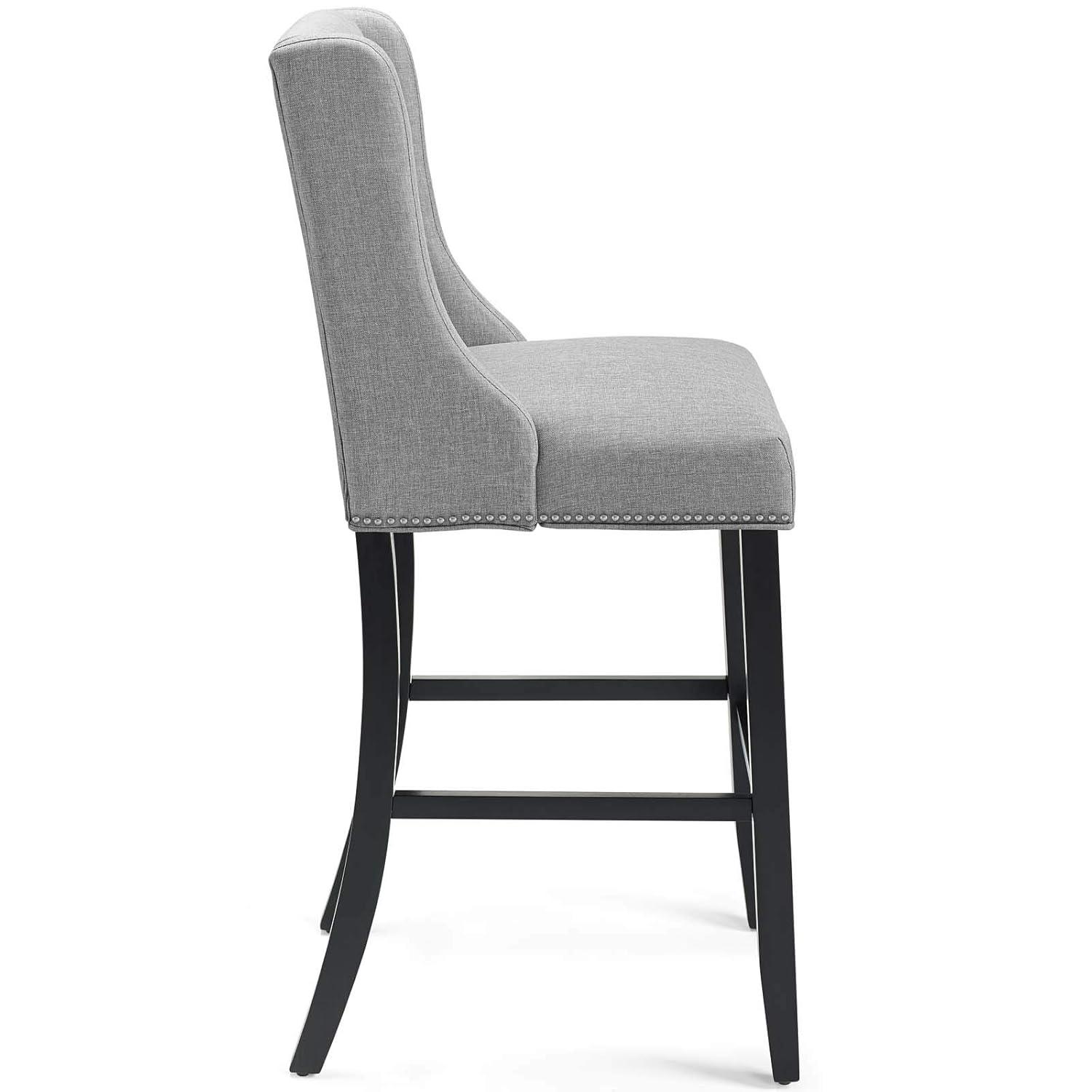 Modway Baron Upholstered Fabric Bar Stool