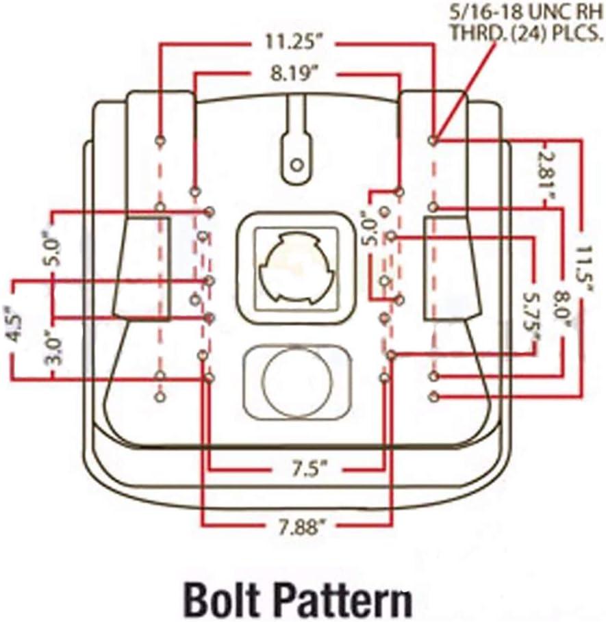 Universal Heavy-Duty Yellow Vinyl Tractor Seat