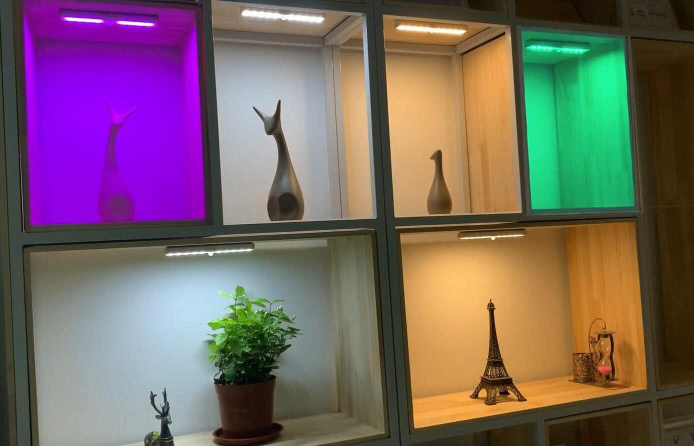 SZOKLED Under Cabinet Lights Wireless, 48-LED Under Cabinet Lighting Rechargeable, Closet Light with Timer & Dimmable, Under Counter Lights for Kitchen Shelf Pantry Desk (4 Packs)