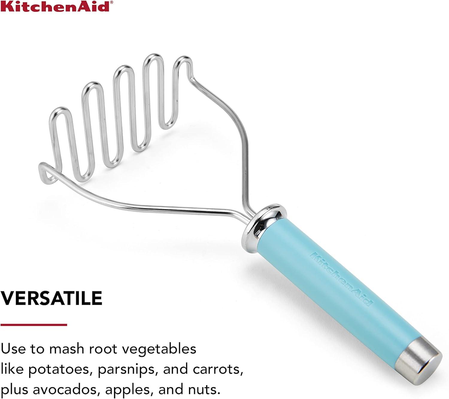 Aqua Sky Stainless Steel Wire Masher with Ergonomic Handle