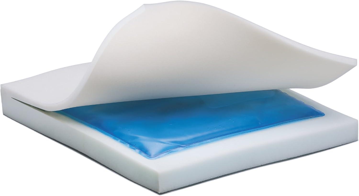 NOVA Gel & Memory Foam Seat & Wheelchair Cushion in 8 Sizes (from 16? x 16? to 18? x 24? Extra Wide), Comfortable & Durable Everyday'seat Cushion with Removable Water Resistant Cover, 2? or 3? Thick