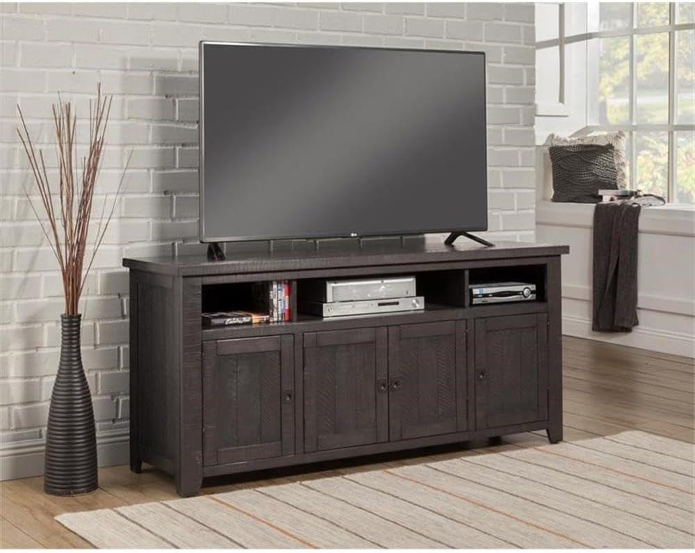 Martin Svensson Home West Mill 65" Solid Wood TV Stand Gray