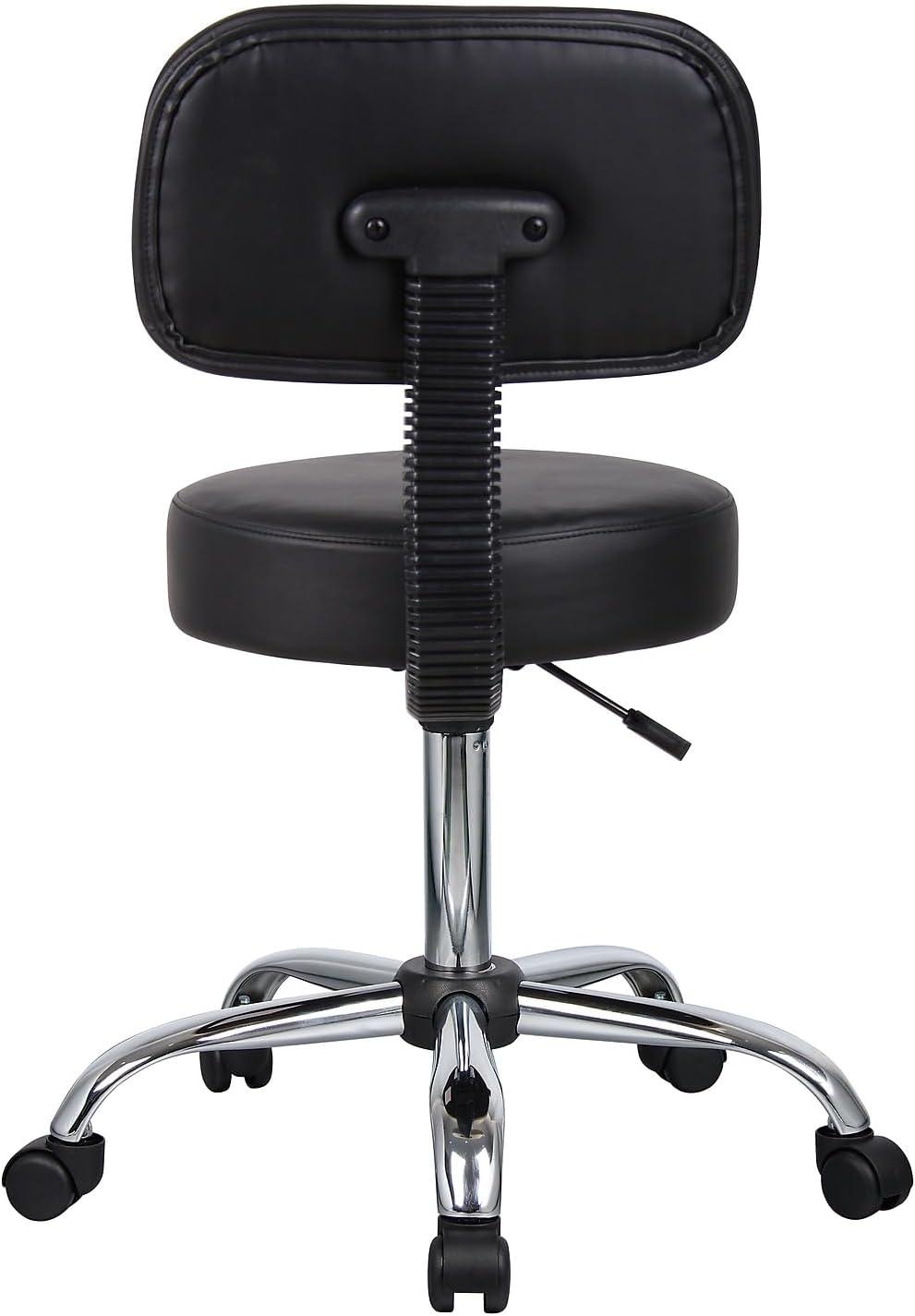 Medical Stool with Back Cushion - Boss Office Products