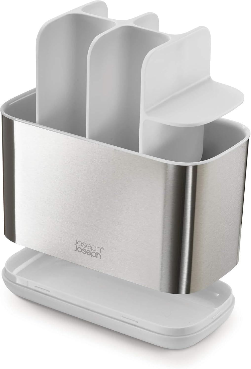 Joseph Joseph EasyStore Stainless Steel Large Toothbrush Holder