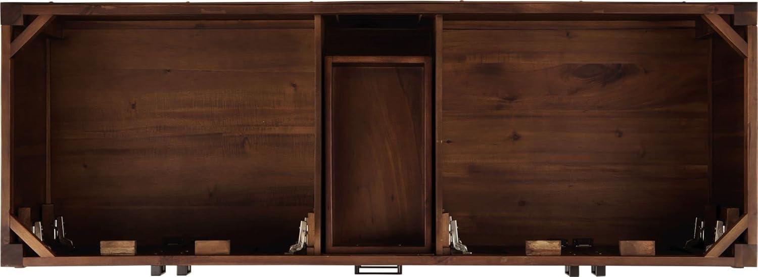 Signature Hardware 60" Morris Double Bathroom Vanity - Cabinet Only