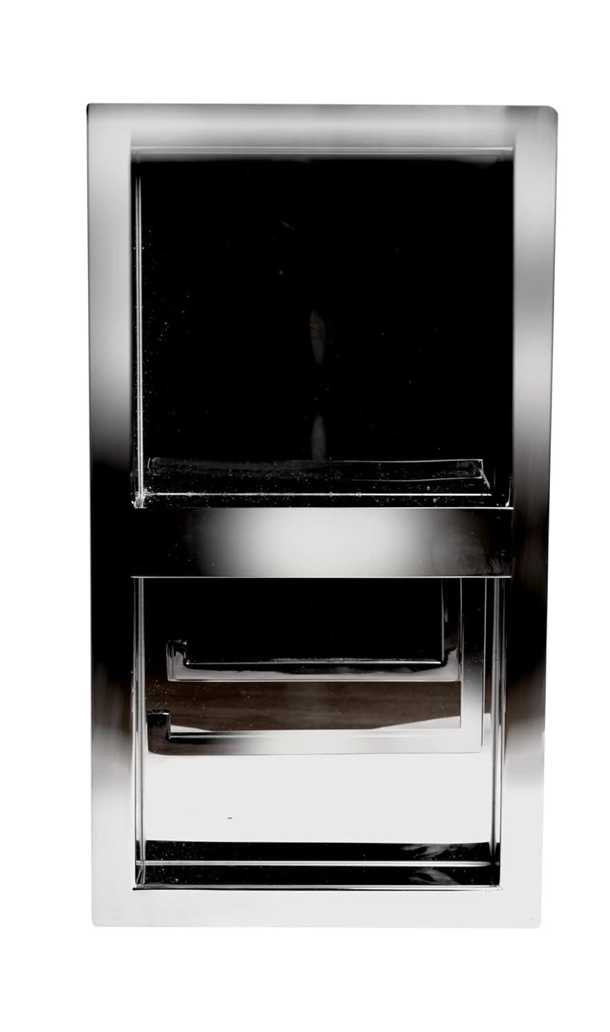 PVD Stainless Steel Recessed Toilet Paper Holder / Bathroom Niche